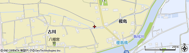 徳島県徳島市国府町東黒田（高岸）周辺の地図