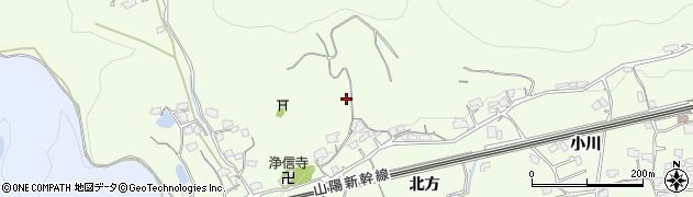 山口県岩国市周東町下久原（北方）周辺の地図