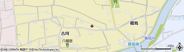徳島県徳島市国府町東黒田古川66周辺の地図