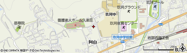 山口県岩国市玖珂町6372周辺の地図