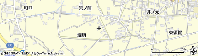 徳島県阿波市吉野町西条堀切27周辺の地図
