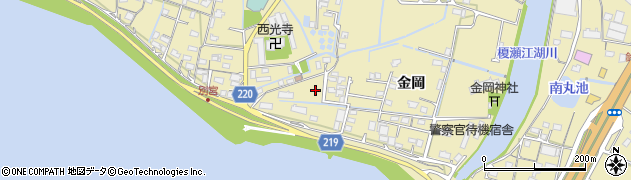 徳島県徳島市川内町（金岡）周辺の地図
