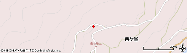 和歌山県有田郡有田川町西ケ峯1337周辺の地図