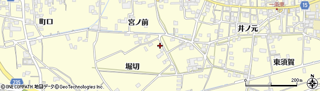徳島県阿波市吉野町西条堀切24周辺の地図