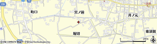 徳島県阿波市吉野町西条堀切21周辺の地図