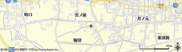 徳島県阿波市吉野町西条堀切23周辺の地図