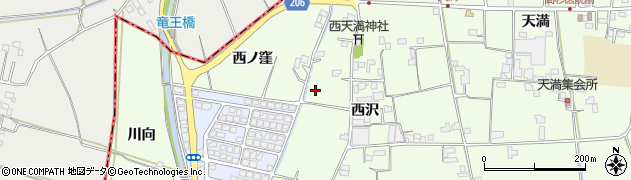 徳島県徳島市国府町芝原（西沢）周辺の地図