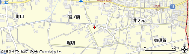 徳島県阿波市吉野町西条堀切42周辺の地図
