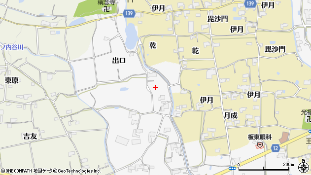 〒771-1502 徳島県阿波市土成町水田の地図