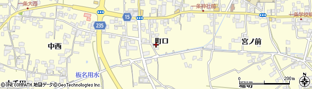 徳島県阿波市吉野町西条町口112周辺の地図