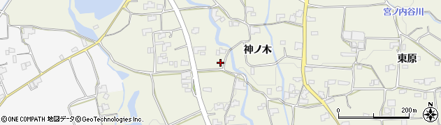 柿ノ木谷川周辺の地図