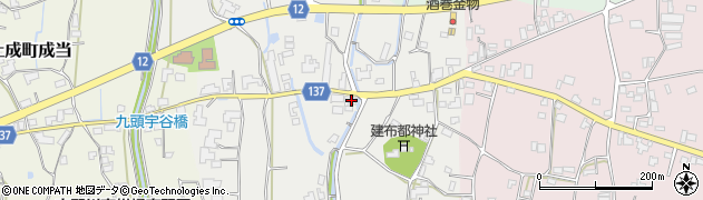 徳島県阿波市土成町郡232周辺の地図
