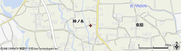 徳島県阿波市市場町切幡周辺の地図