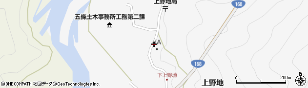 十津川村公民館上野地分館周辺の地図
