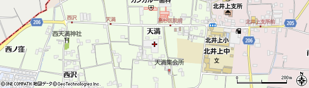 徳島県徳島市国府町芝原天満周辺の地図
