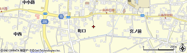徳島県阿波市吉野町西条町口周辺の地図