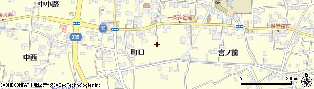 徳島県阿波市吉野町西条（町口）周辺の地図