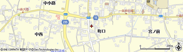 徳島県阿波市吉野町西条町口61周辺の地図