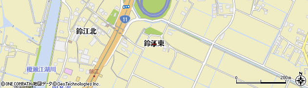 徳島県徳島市川内町（鈴江東）周辺の地図