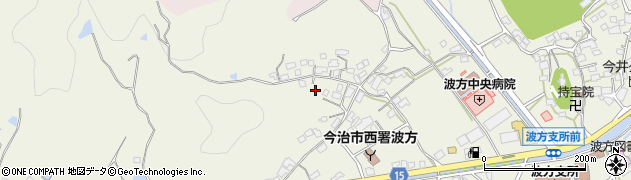 愛媛県今治市波方町樋口周辺の地図