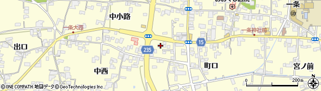 徳島県阿波市吉野町西条町口217周辺の地図