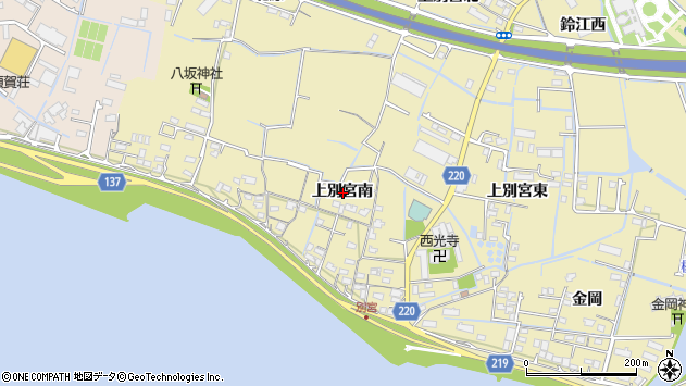 〒771-0127 徳島県徳島市川内町上別宮南の地図