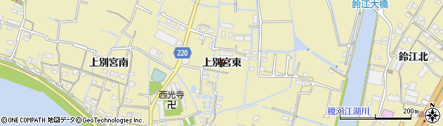 徳島県徳島市川内町（上別宮東）周辺の地図