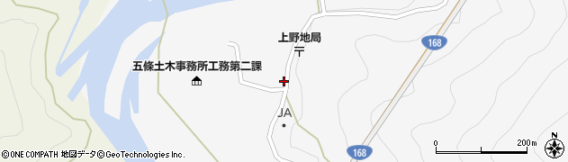 十津川村国民健康保険上野地診療所周辺の地図