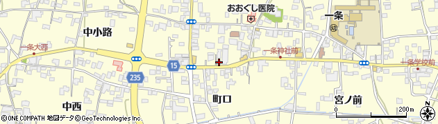 徳島県阿波市吉野町西条町口189周辺の地図