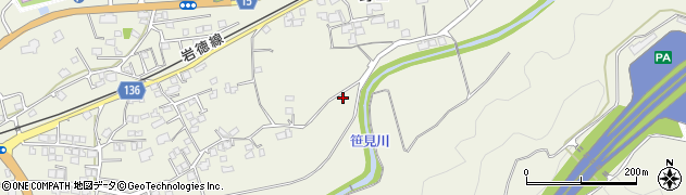 山口県岩国市玖珂町（野口）周辺の地図