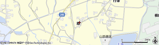徳島県阿波市市場町大俣（原）周辺の地図
