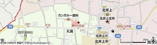 徳島県徳島市国府町芝原天満25周辺の地図