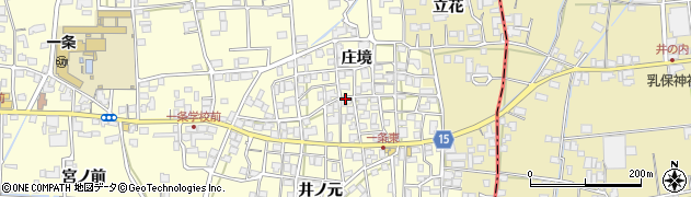 徳島県阿波市吉野町西条（庄境）周辺の地図