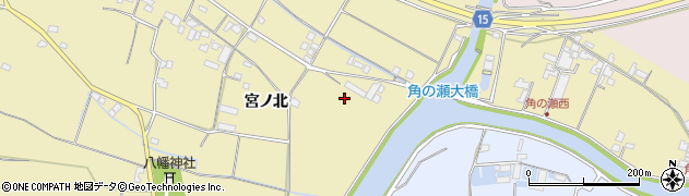 徳島県徳島市国府町東黒田（宮ノ北）周辺の地図