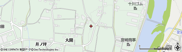 徳島県阿波市市場町上喜来（岸ノ下）周辺の地図