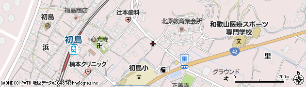 和歌山県有田市初島町里1222周辺の地図