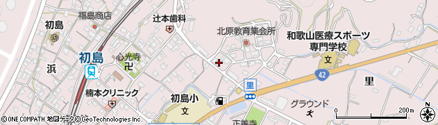 和歌山県有田市初島町里1201周辺の地図