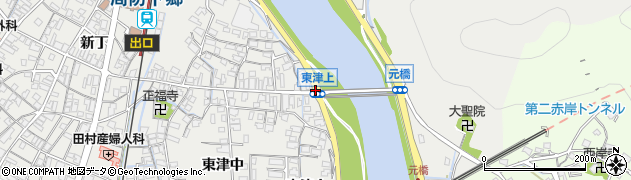 東津上周辺の地図