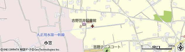 徳島県阿波市吉野町西条（大内）周辺の地図