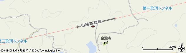 山口県岩国市玖珂町阿山6412周辺の地図