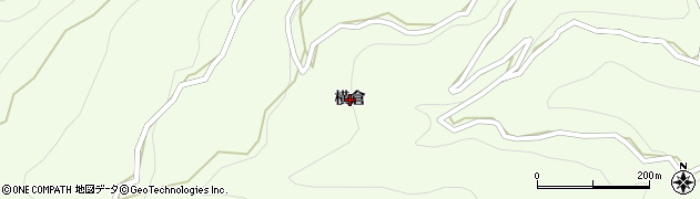 徳島県美馬市脇町（横倉）周辺の地図