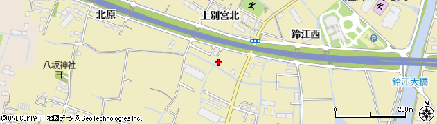 徳島県徳島市川内町上別宮北56周辺の地図