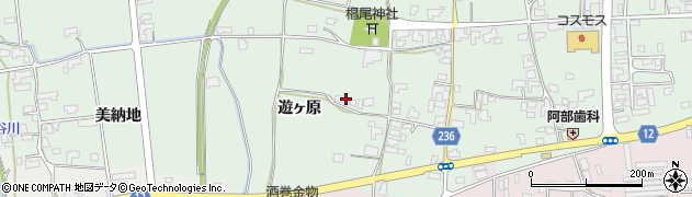徳島県阿波市土成町土成（遊ヶ原）周辺の地図