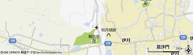 徳島県阿波市土成町水田（指谷）周辺の地図
