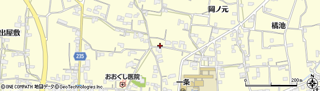 徳島県阿波市吉野町西条（岡ノ川原）周辺の地図