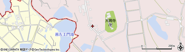 香川県三豊市山本町辻4180周辺の地図