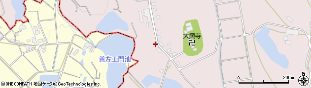 香川県三豊市山本町辻4177周辺の地図