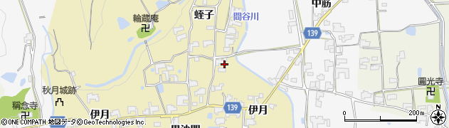 徳島県阿波市土成町秋月（蛭子）周辺の地図