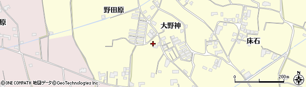 徳島県阿波市吉野町西条（野田原）周辺の地図