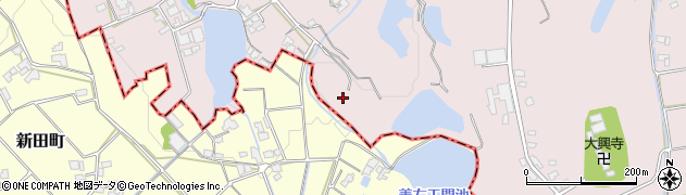 香川県三豊市山本町辻4055周辺の地図
